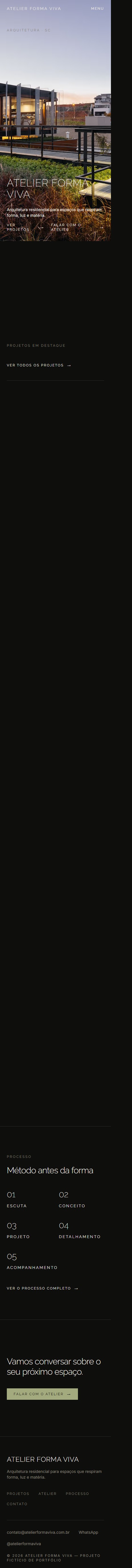 Atelier Forma Viva — site mobile