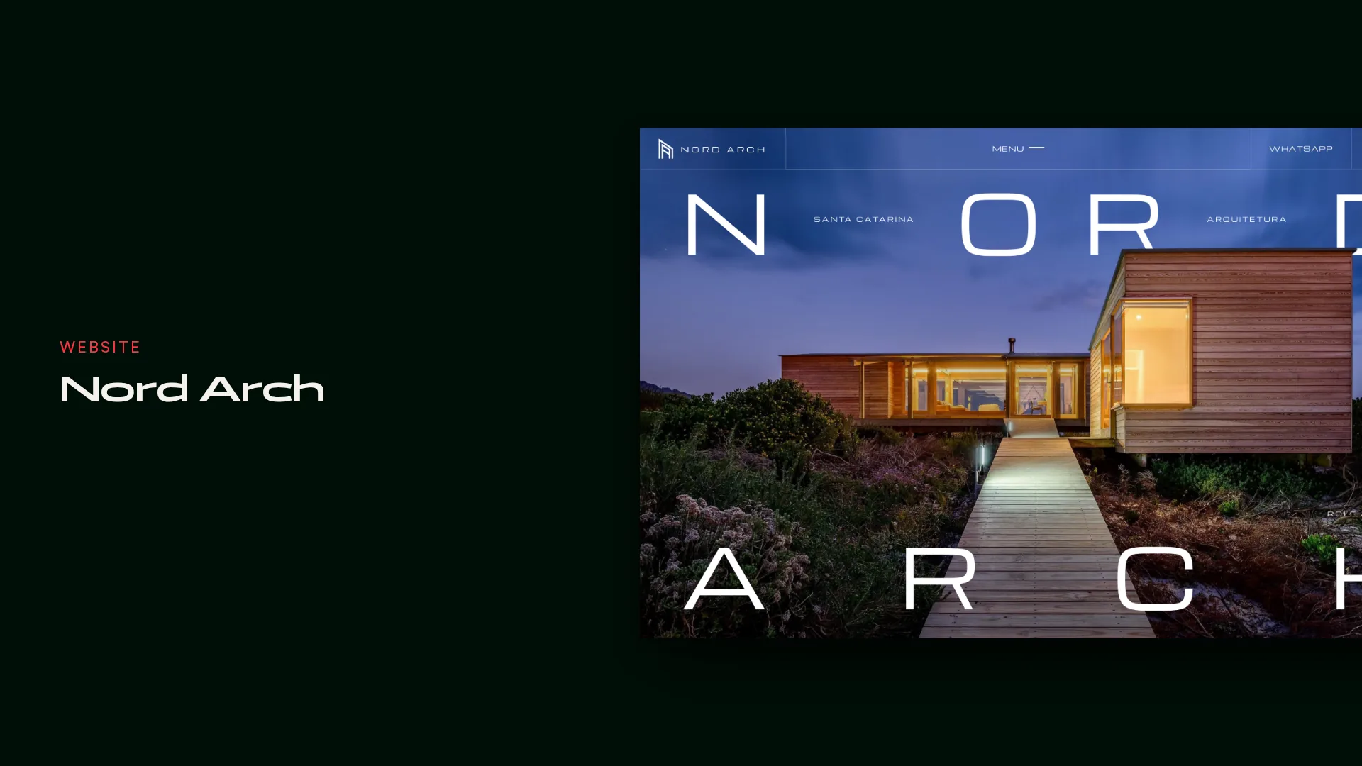 Nord Arch — tela 2 do site