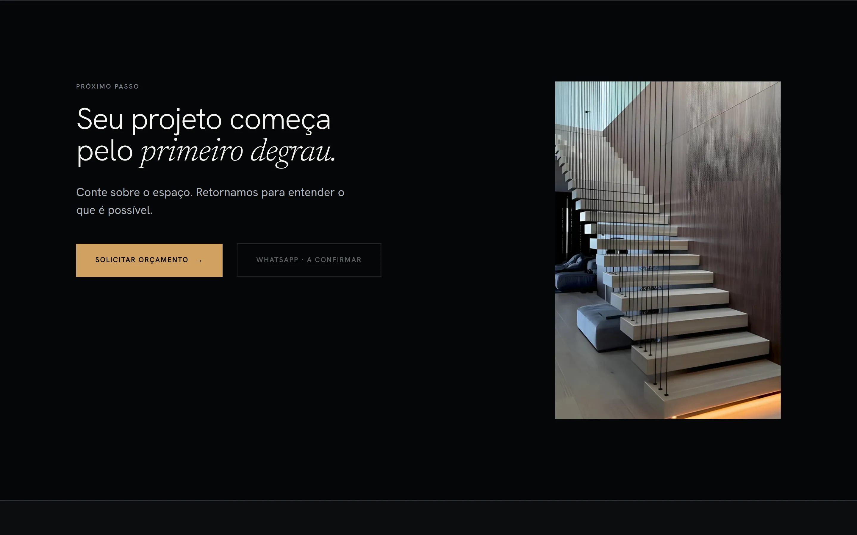 Stige — tela 7 do site